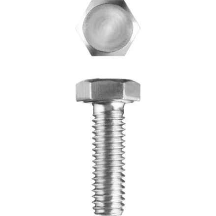 Болт ЗУБР &quot;МАСТЕР&quot; с шестигранной головкой, ГОСТ 7798-70, класс прочности 5.8, оцинкованный, M5x16мм, 5кг 303080-05-016 купить в Губкинске