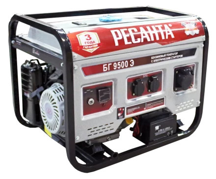 Бензогенератор  Ресанта БГ 9500 Э купить в Губкинске