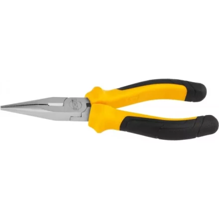 Тонкогубцы JCB, хромированное покрытие, двухкомпонентная рукоятка, CrV cталь, 160мм JPL009 купить в Губкинске