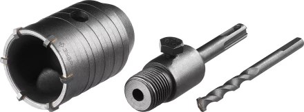 ЗУБР 50 мм, SDS - Plus, 6Т, коронка по бетону с оснасткой (29211-50) купить в Губкинске