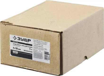 Гвозди ЗУБР &quot;МАСТЕР&quot; ершеные с конической головкой, оцинкованные, чертеж №7811-7138, 4.0х60мм, 5кг 305160-40-060 купить в Губкинске