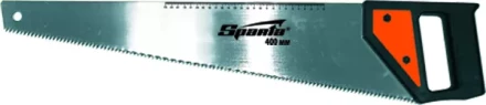 Ножовка по дереву 450 мм 5-6 TPI каленый зуб линейка пластиковая рукоятка SPARTA 232335 купить в Губкинске