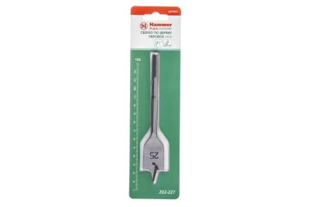 Сверло по дереву HAMMER Ф25х152мм (DR WD SP 25мм*152мм) купить в Губкинске