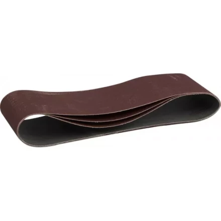 Лента шлифовальная бесконечная ЗУБР &quot;МАСТЕР&quot; на тканевой основе, для ЛШМ, P180, 100х610мм, 3шт 35543-180 купить в Губкинске