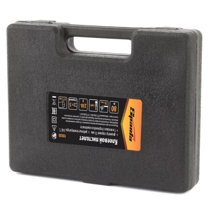 Клеевой пистолет с выключателем 11 мм, в кейсе, 80 Вт, 10 г/мин Sparta 93020 купить в Губкинске