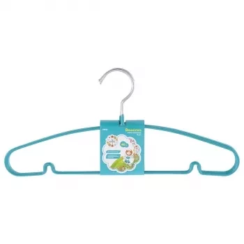 Вешалка для легкой одежды с прорезиненным противоскользящим покрытием 40 см 5 штук в комплекте ELFE 92927 купить в Губкинске