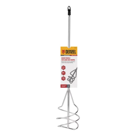 Миксер для песчано-гравийных смесей Denzel, 120 х 600 мм, оцинкованный, хвостовик SDS Plus 848287 купить в Губкинске