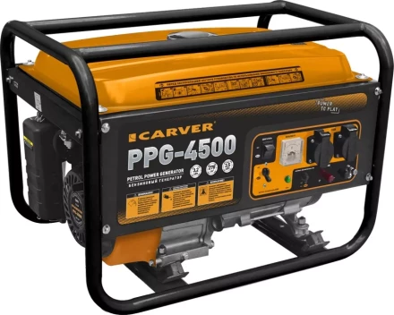 Генератор бензиновый CARVER PPG- 4500 LT-177F купить в Губкинске