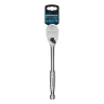 Ключ-трещотка 1/2" Gross 14052, CrV, 120 зубьев, цельнометаллический, хром купить в Губкинске