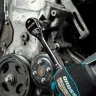 Ключ-трещотка 1/2" Gross 14052, CrV, 120 зубьев, цельнометаллический, хром купить в Губкинске
