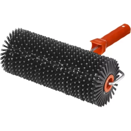 Валик игольчатый ЗУБР &quot;МАСТЕР&quot; по бетону в сборе, пластмассовые иглы 27мм, 105х240мм 03954-24 купить в Губкинске