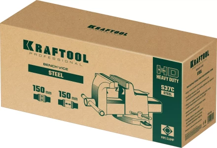 Тиски KRAFTOOL STEEL стальные 32701-150 купить в Губкинске