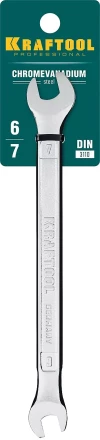 Ключи гаечные рожковые KRAFTOOL, Cr-V, DIN 3110 27033-06-07 купить в Губкинске