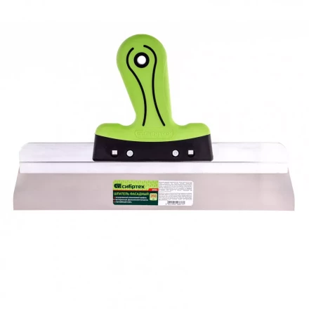 Шпатель фасадный нержавеющая сталь 350 мм двухкомпонентная ручка  Сибртех 85584 купить в Губкинске