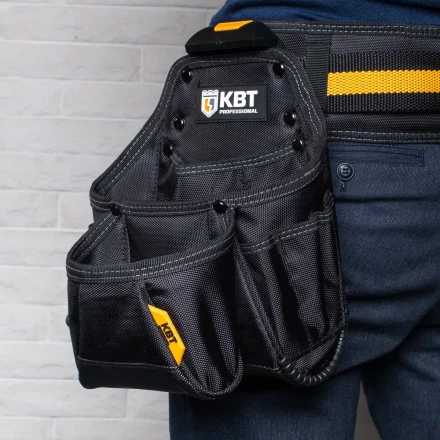 Быстросъемная поясная сумка модульного типа на клипсе с держателем для молотка КВТ СМ-01 (83135) купить в Губкинске