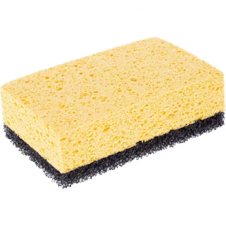Губка целлюлозная комбинированная для удаления эпоксидной затирки 150x95x50 мм Сибртех 86838 купить в Губкинске