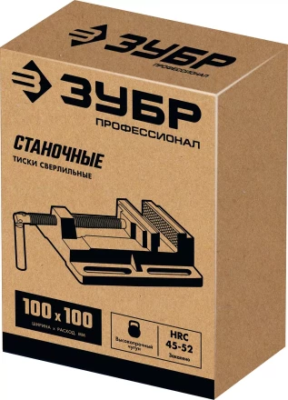 ЗУБР 100 мм, станочные сверлильные тиски, Профессионал (32721) купить в Губкинске