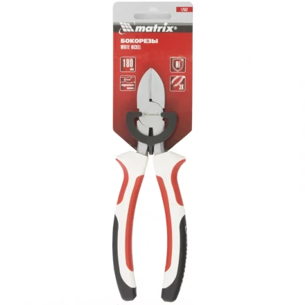 Бокорезы White Nickel 200 мм никелированные трехкомпонентные рукоятки MATRIX 17539 купить в Губкинске