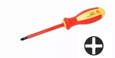 Отвертка диэл.крестовая PH№0х 100мм,1000В,1/10/120 19695 купить в Губкинске