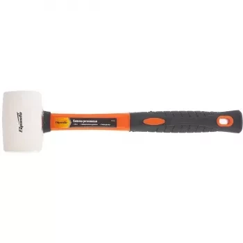Киянка резиновая 450 г белая резина фибергласовая рукоятка SPARTA 11129 купить в Губкинске