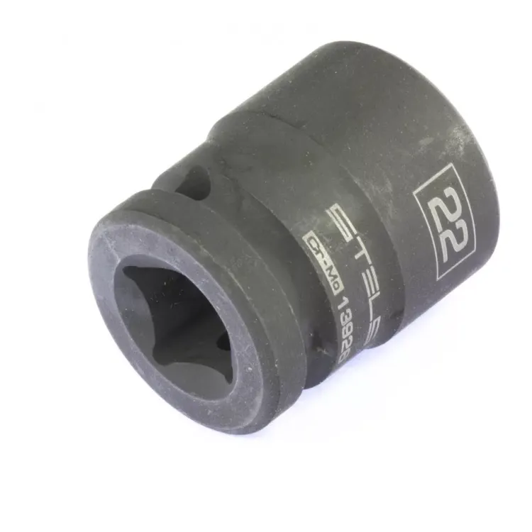 Головка ударная шестигранная 22 мм 1/2" CrMo  Stels 13926 купить в Губкинске
