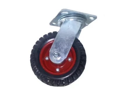 Колесо большегрузное поворотное PS 160 мм резина с протектором (N) 1045652 купить в Губкинске