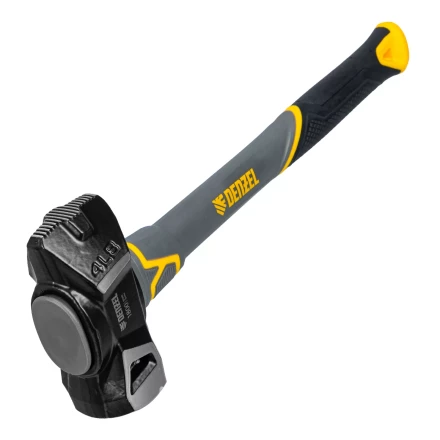 Кувалда с клиновидным бойком 1,8 кг Denzel 11016, фибергласовая рукоятка c TPR купить в Губкинске