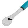 Ключ-трещотка 1/4" Gross 14053, CrV, 90 зубьев, усиленный, хром купить в Губкинске