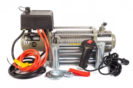Лебедка автомобильная TOR ЛА S20000 г/п 9072 кг 28 м 12V 1142004 купить в Губкинске