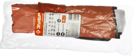 Набор ЗУБР &quot;МАСТЕР&quot;: Ключ гаечный рожковый, Cr-V сталь, хромированный, 6-24мм, 8шт 27010-H8 купить в Губкинске