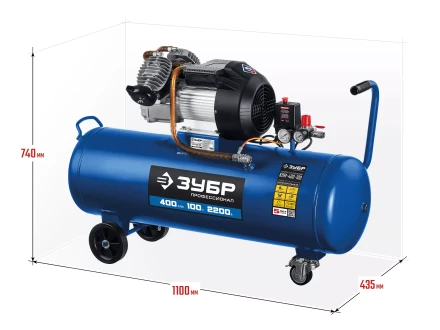 Компрессор воздушный КПМ-400-100 серия ПРОФЕССИОНАЛ купить в Губкинске