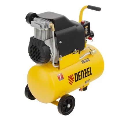 Компрессор воздушный DLC1300/24 безмасляный 1.3 кВт, 24 литра, 206 л/мин Denzel 58171 купить в Губкинске