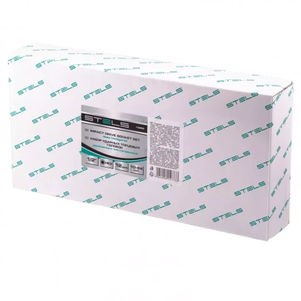 Набор ударных глубоких шестигранных торцевых головок 1/2&quot; 10-24 мм в кейсе 12 шт Stels 13998 купить в Губкинске