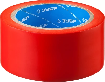 ЗУБР 50 мм, 25 м, красная, разметочная клейкая лента, Профессионал (12244-50-25) купить в Губкинске