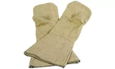 Краги сварщика брезентовые двухпалые купить в Губкинске