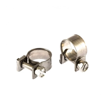 Хомуты металлические MINI 12-14 мм ширина 9 мм винтовой W4 2 шт Сибртех 475043 купить в Губкинске
