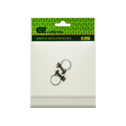 Хомуты металлические MINI 12-14 мм ширина 9 мм винтовой W4 2 шт Сибртех 475043 купить в Губкинске