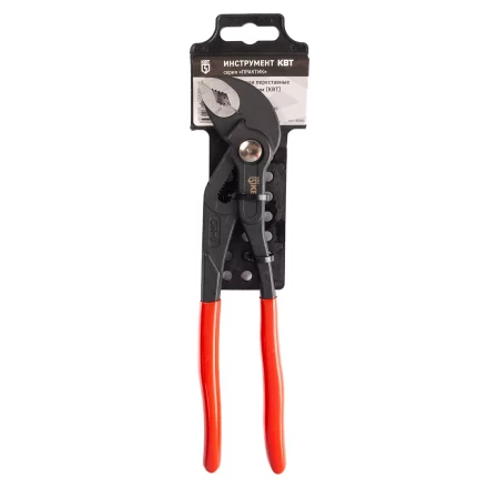 Клещи переставные КВТ с кнопочной самофиксацией 250 мм (85283) купить в Губкинске