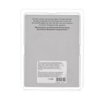 Набор бит торсионных PZ3x50 мм для ударных шуруповертов 10 шт. Gross 11496 купить в Губкинске