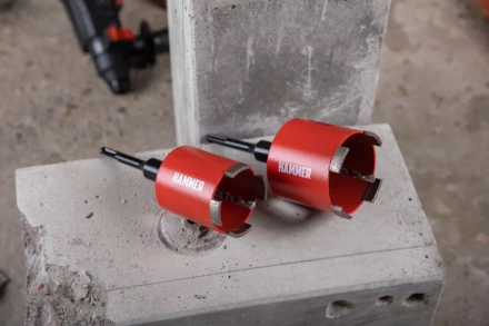 Коронка алмазная HAMMER Ф82мм (242-504) купить в Губкинске