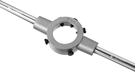 Плашкодержатель ЗУБР &quot;ЭКСПЕРТ&quot; с центривочными и прижимными винтами, 45х18мм для М16 -М18-М20-G1/2, L - 450мм 28143-45 купить в Губкинске