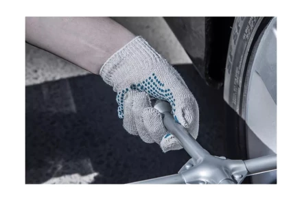 Перчатки ХБ 5 нитей с ПВХ HAMMER 230-031 купить в Губкинске