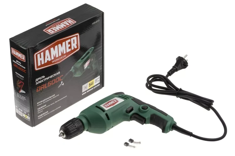 Дрель HAMMER DRL500С купить в Губкинске