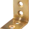 ЗУБР УМ-2.0, 25 x 25 x 17 x 2 мм, желтый цинк, узкий мебельный уголок (31031-25) купить в Губкинске