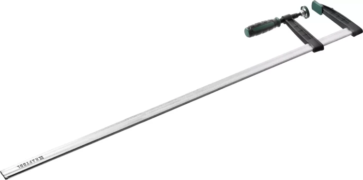 Струбцина, KRAFTOOL 32011-120-1000, тип "F", DIN 5117, двухкомпонентная ручка, 120х1000мм 32011-120-1000 купить в Губкинске