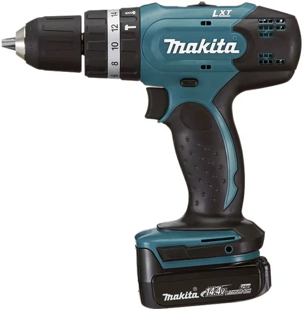 Дрель-шуруповерт аккумуляторная Makita BHP343SHE ударная купить в Губкинске