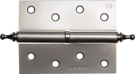 Петля дверная разъемная ЗУБР &quot;ЭКСПЕРТ&quot;, 1 подшипник, цвет мат. никель (PN), правая, с крепежом, 100х75х2,5мм,2шт 37605-100-4R купить в Губкинске