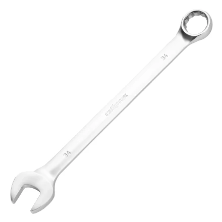 Ключ комбинированный 34мм, никелированный// Сибртех 14923 купить в Губкинске