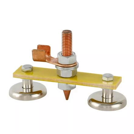 Клемма заземления магнитная МКЗ-300K2 (с изолированным контактом) KY1205 купить в Губкинске