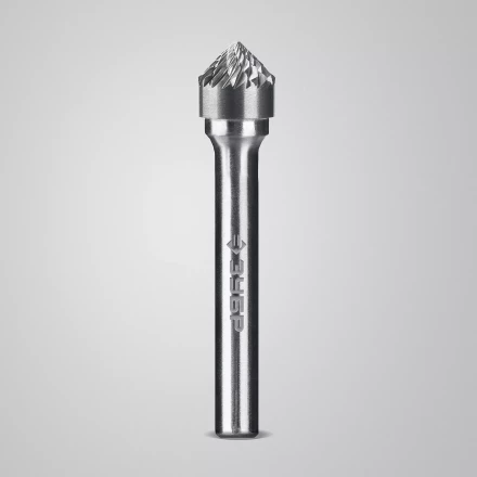 Зубр Твердосплавная борфреза K - зенкер с вершиной 90°, 10 х 5 мм (28809-10-5) купить в Губкинске